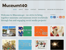 Tablet Screenshot of museum140.com